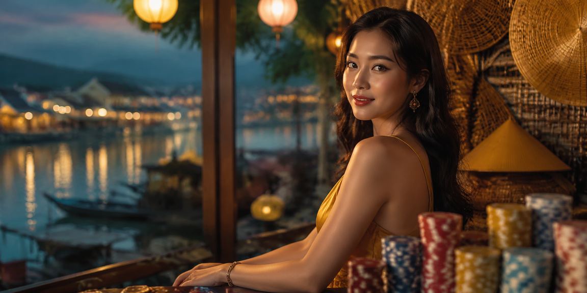 Người dùng tại Hội An chơi xổ số trực tuyến trên điện thoại vào buổi chiều