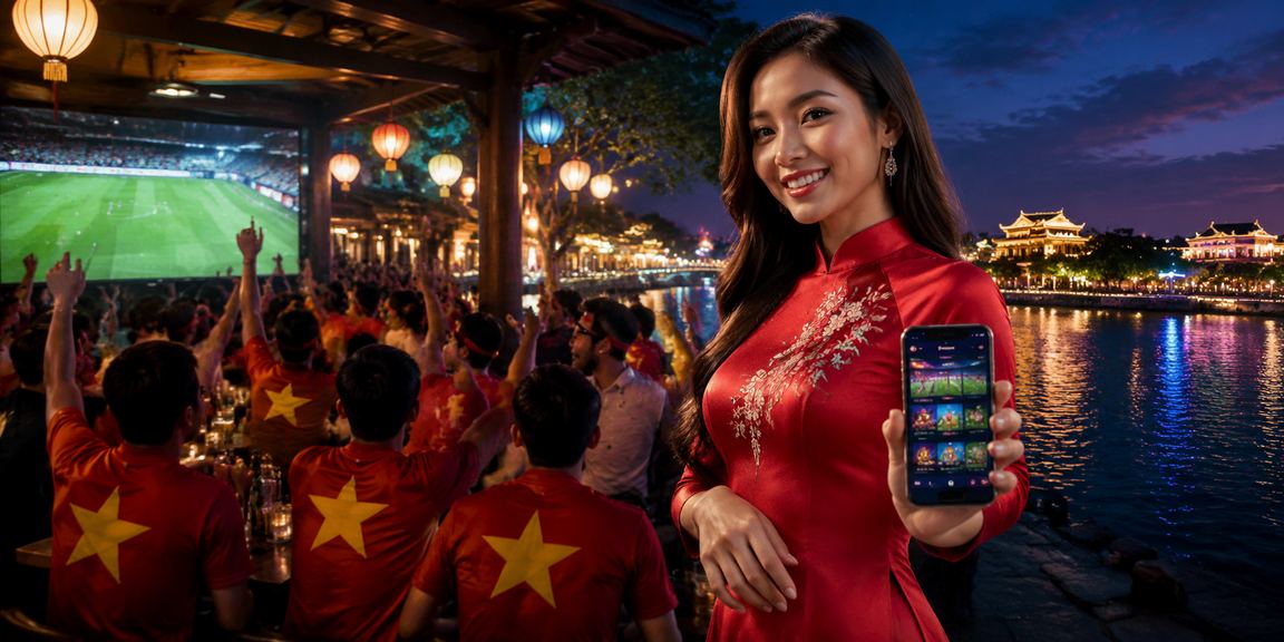 Người chơi tại Huế dùng điện thoại xem kèo casino và esports vào buổi tối